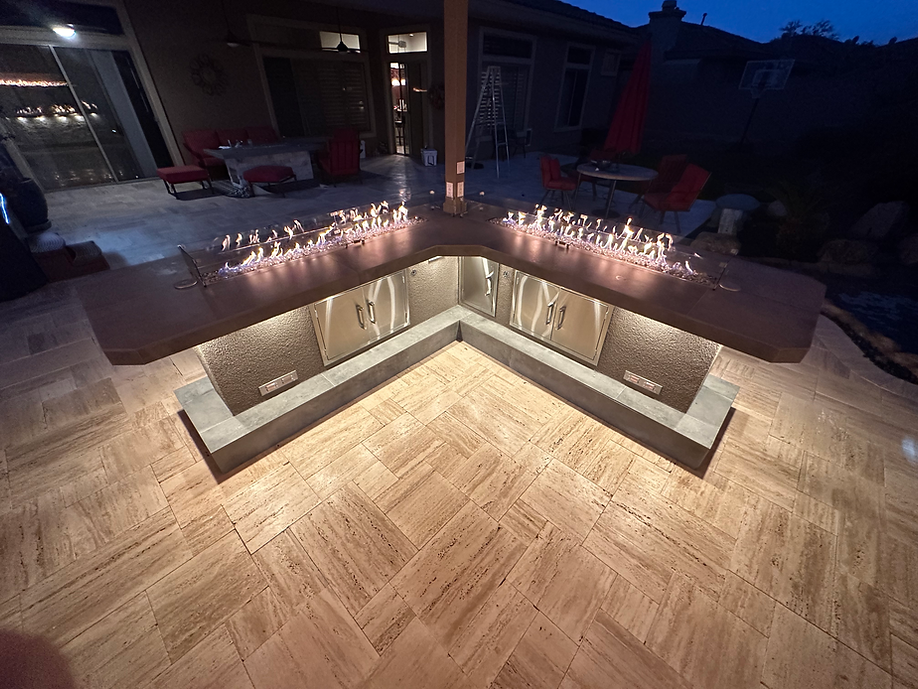 KoKoMo Luxury Outdoor Kitchen BBQ Island - Custom Built Premium Cooking Station for Your Backyard