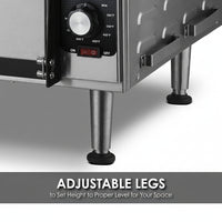 Electric Pizza Oven Built for Commercial Use, Double Ceramic Deck, 280-600°F Control, 14 Inch Capacity